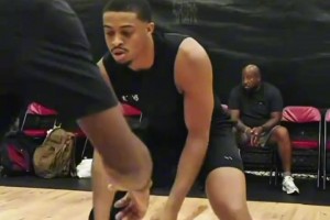 马刺锋线凯尔登约翰逊，基础运球训练